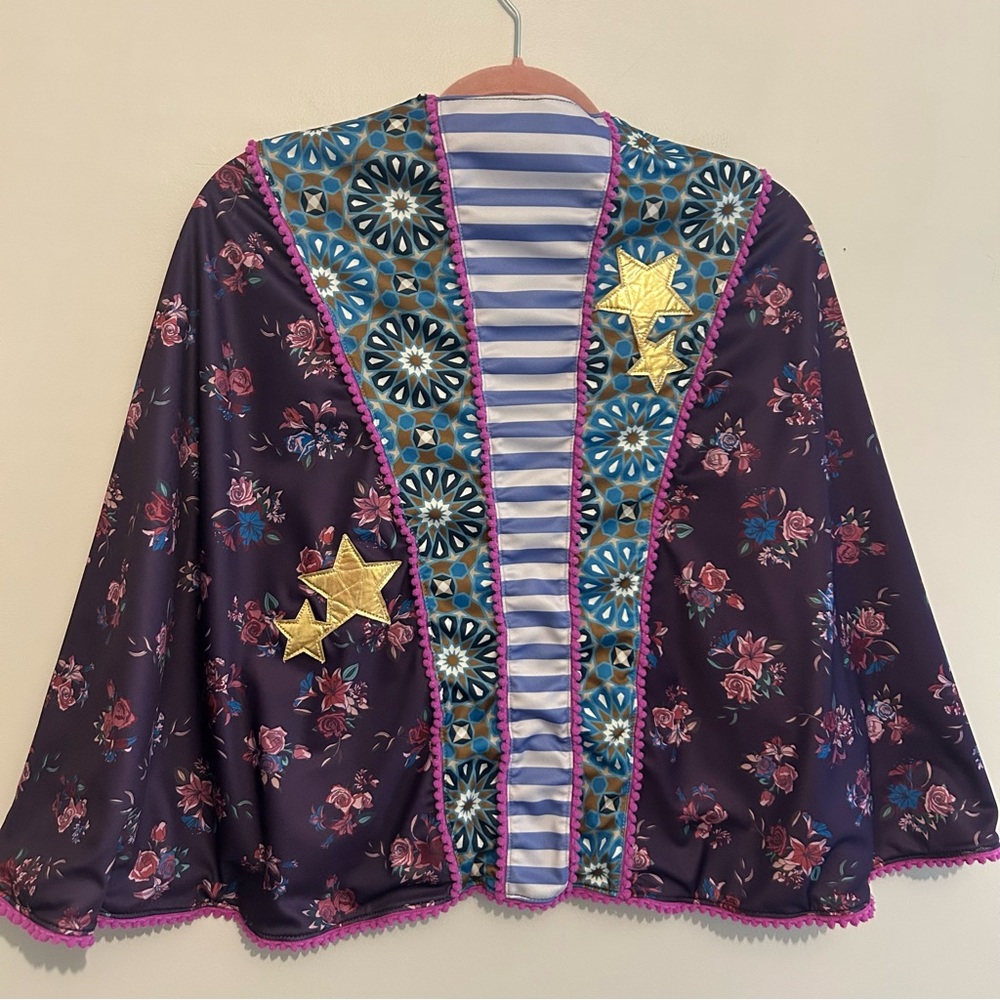 Matilda Jane Striped Magician Stars & Stripes Cape Sz M Medium